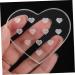 Balacoo 4pcs Eyelash Adhesive Station - Premium Grafting Pads & Glue Pallet for Eyelash Extensions | International Shipping Available - Buy Online on GoSupps.com