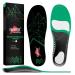 (New 2023) 220+ lbs Plantar Fasciitis Strong Arch Support Insoles Inserts Men Women - Flat Feet - Orthotic Insoles High Arch for Arch Pain - Work Boot Shoe Insole - Heavy Duty Support Pain Relief Black (S) 6-7.5