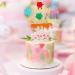 Arthsdite 1Pc Painting Cake Topper Painter Art Themed Slime Happy Birthday Cake Decoration for Gils Boys Birthday Bday Party Supplies - Gold Glitter - Buy Online on GoSupps.com