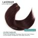 LacerHair 14 120g 7pcs #99J Deep Burgundy Clip In Human Hair Extensions - Silky Salon Professional Double Weft Real Human Hair - Pack of 1 - Buy Online on GoSupps.com