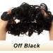 JJstar 2PCS Curly Messy Bun Hair Pieces in Off Black - High Heat Resistant Synthetic Fiber Scrunchies for Women and Girls - Buy Online on GoSupps.com