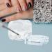 Amagogo Nail Art Liquid Dish with Lid Glassware Bowl Reusable Practical Bowl Cup Holder Glass Cup for Salon Clear - Buy Online on GoSupps.com