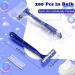 200 Pieces Disposable Razors for Men - Individually Wrapped Twin Blade Shaving Razors for Travel Home Hotels | Bulk Blue Razors - Buy Online on GoSupps.com