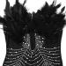 Hanxiulin Women's V Neck Long Sleeve Mini Party Dress - Elegant Black Christmas Ball Gown - Buy Online on GoSupps.com