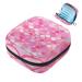 Women's binding pocket pink mermaid scales pattern women's tampon storage bags zip pockets menstrual tied bags multi16