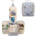 Women's Blue Leaf Travel Toiletry Wash Bag & Cosmetic Organizer (Medium Size) - Buy Online on GoSupps.com