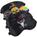 Rarityus Skull Print Sleep Mask Set - 4 Pcs | Soft Eyeshade Blindfold for Sleeping, Travel, Work, Naps | Adjustable Strap, Light Blocking - Buy Online on GoSupps.com