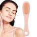 Silicone Facial Scrubber | Handheld Finger Gentle Facial Scrubber | Space Saving Face Wash Brush for Travel Soft Face Cleansing Brush for Cleansing Rowces Lotus Root Powder