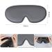 3D Contoured Light Blocking Sleep Eye Mask - Soft & Comfortable - Grey - Buy Online on GoSupps.com