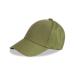 LANGZHEN 100% Cotton Outdoor Children's Kids Plain Baseball Cap Hat Adjustable Sun Hat for Girls Boys 1-2 Years Army Green