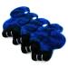 Fashion Line 8 Human Hair Bundles Ombre Two Tone Brazilian Virgin Hair Extensions Body Wave 50g (8/8/8/8 Inch) Pack of 4 - 1b/blue - Buy Online on GoSupps.com