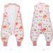 Winter Baby Sleep Sack with Feet 2.5 TOG | 100% Cotton Toddler Sleeping Bag | Sleeveless, 3-Way Zipper | Pink Flowers L | Newborn to 4 Years - Buy Online on GoSupps.com