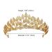 AW BRIDAL Gold Leaf Crown Headband | Greek Goddess Wedding Tiaras for Bride | Princess Crown for Prom & Pageant - Buy Online on GoSupps.com