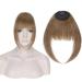 Bangs Clip in Bangs Real Human Hair Bangs for Women Clip on French Bangs Real Hair Nice Natural Flat Neat Bangs with Temples 1Pcs for Women Curved Bangs for Daily Wear (Color : #6)