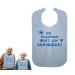 I don't spill I decorate - gift for pension - funny bibs for adult eating apron eating apron clothing protection waterproof ID: 002 blue