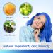 Temporary Hair Color Wax - Instant Hairstyle Cream 4.23 oz | Blue Hair Pomade for Cosplay & Parties | Easy Clean Formula - Buy Online on GoSupps.com