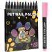 Pet nail polish kit: safe formula dog nail polish 12 grooming crayons quick-drying nail polish pens non-toxic paint tips for dogs - Buy Online on GoSupps.com