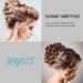 Hoyols U-Shaped Hairpins for Women & Girls - 100 Pack Blonde Metal Bobby Pins for Thick Hair Curved Design for Elegant Hairstyles - Buy Online on GoSupps.com