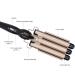 Saluaqui 3 Barrel Curling Iron Wand Adjustable Hair Waver 22mm Hair Crimper 2 Gear Temperature 30 Heat Settings Hair Styling Tool for All Hair Types 110V - 240V Gold 22mm - Buy Online on GoSupps.com