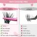 Adore D-12mm Individual Lash Clusters - 72 Pcs | DIY Eyelash Extensions | Thin Band for Easy Home Application - Buy Online on GoSupps.com