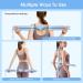 Bilbear Yoga Sticks for Posture Correction - Retractable Back Brace & Stretching Tool for Women, Men, and Children (Blue) - Buy Online on GoSupps.com