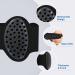 Upgraded Arch Support Brace | Adjustable Plantar Fasciitis Inserts with Honeycomb Padding | Pain Relief for High Arch & Flat Feet | Unisex (1 Pair) - Black - Buy Online on GoSupps.com