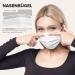 100 Disposable Face Masks Made in Germany | Type IIR & CE Certified | Triple Layer Filtration | Elastic Earloops | Adults - White 100 pcs - Buy Online on GoSupps.com