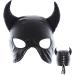 Zestvria Breathable Bull Face Masque | Bull Head Masques With Eyes Hollow Out Halloween Cosplay Hood Adjustable Full Face Head Masque For Cosplay - Buy Online on GoSupps.com