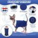 Hjyokuso Cat Tuxedo Wedding Outfit with Bow Ties | Formal Suit & Dresses for Sphynx & Rex Breeds | Small Blue - Buy Online on GoSupps.com