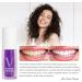 Purple Teeth Whitening Foam - Tooth Stain Removal & Whitening Booster (30ml) - Buy Online on GoSupps.com