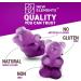 Iron Gummies with Vitamin C for Adults | 40mg Iron, 100mg Vitamin C | Natural Grape Flavor | Anemia Support | 30 Day Supply - Buy Online on GoSupps.com