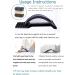 Back Massager Stretcher Waist Lumbar Support Pain Relief Tool - Purple - Buy Online on GoSupps.com