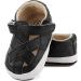 MASOCIO Baby Sandals Boy Closed Toe | Infant Toddler Summer Shoes Size 4 UK (12-18 Months) - Black - Buy Online on GoSupps.com