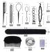 Beauty.H.C Hair Styling Set - 13 Piece Black Braiding Tools for Hair Bun, Ponytail, and Styling - Includes Hair Ties, Pins, and Rollers - Buy Online on GoSupps.com