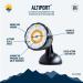 Sun Company AltiPort Detachable Windshield Altimeter & Barometer | Altitude Gauge for Cars & Trucks - 0 to 15,000 Feet - Buy Online on GoSupps.com