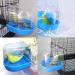 YNC Bird Cage Bathtub Shower Box - Clear Hanging Bird Tub for Cockatiel, Parakeet & Small Pet Birds - Buy Online on GoSupps.com
