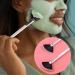 SAVITA 4Pcs Fan Brushes Fan Mask Brush Soft Facial Brushes Tools Facial Mask Applicator Brush Face Mask Brushes Makeup Brushes for Peel Sleeping Mask Mud Mask Makeup(Gradient Brown) 20.5cm/8 inches gradient brown - Buy Online on GoSupps.com