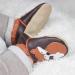 Dotty Fish Soft Leather Baby Shoes for Boys | Non Slip Toddler Shoes | Animal Designs | 0-6 Months to 4-5 Years | Brown and Orange Fox - Buy Online on GoSupps.com
