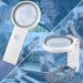 30X 10X Magnifying Glass with Light and Stand  Foldable Handheld Magnifying Glass 18 LED Illuminated Lighted Magnifier for Macular Degeneration  Seniors Reading  Close Work  Coins  Jewelry - Buy Online on GoSupps.com