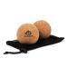 Acupoint Physical Therapy Massage Balls - Ideal for: Yoga Deep Tissue Massage Trigger Point Therapy and Self Myofascial Release Physical Therapy Equipment (Cork)