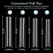 LIONVISON 3XL Extra Long Nail Tips 200Pcs - Custom Coffin False Nails - Clear Fake Tips for Manicure - Press On Nails for Salon & Home - Long Square Nail Tips - Buy Online on GoSupps.com