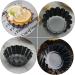 OUNONA 6pcs Cake Mold Wrought Iron Pastry Small Cake 6.5x6.5x2.2cm Black - Buy Online on GoSupps.com