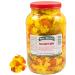SO HOT MIX-Spicy Pickled Cauliflower Florets, Spicy Sliced Carrots, Sliced Pickles and Yellow Hot Chilis  Vegan Snacks  Bulk 1 Gallon 128 Fl Oz (Pack of 1)