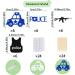 Police Cupcake Topper Police Theme Birthday Party Decorations Police Officer Academy Graduation Party Decor Congrats Policemen Happy Birthday Retirement Party Supplies 24 PCS - Buy Online on GoSupps.com