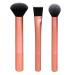 Real Techniques Flawless Base Makeup Brush Kit 2.0 - 3 Piece Set for Liquid, Cream & Powder Products - Perfect for Bronzer, Foundation & Streak Free Makeup Application - Buy Online on GoSupps.com