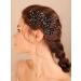Deniferymakeup Wedding Bridal Black Crystal Hair Pins Theme Party Hair Piece Set Handmade Dark Purple Hair Jewelry for Women and Girls - Buy Online on GoSupps.com