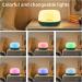 TAIGUCAT 300ML Aromatherapy Essential Oil Diffuser - USB-C Power - Remote Control - 7-LED Color Changing Light - Mini Home Diffuser for Small Bedrooms and Offices (Green) - Buy Online on GoSupps.com