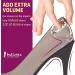8 Extra Soft Gel Heel Grips for Women - Blister Prevention & Cushion Inserts | Self-Adhesive & Shock Absorbing Pads - Clear - Buy Online on GoSupps.com
