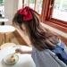 Elegant Bowknot Large Hair Loops Clips - 6 Pcs Fabric Hair Jewelry for Women & Children - Buy Online on GoSupps.com