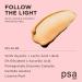 PSA Follow the Light Radiance Peel - 10% Glycolic & Lactic Acid 5% Vitamin C Pomegranate Enzyme | Weekly Rinse-Off Facial Peel 50ml for Glowing Skin - Buy Online on GoSupps.com
